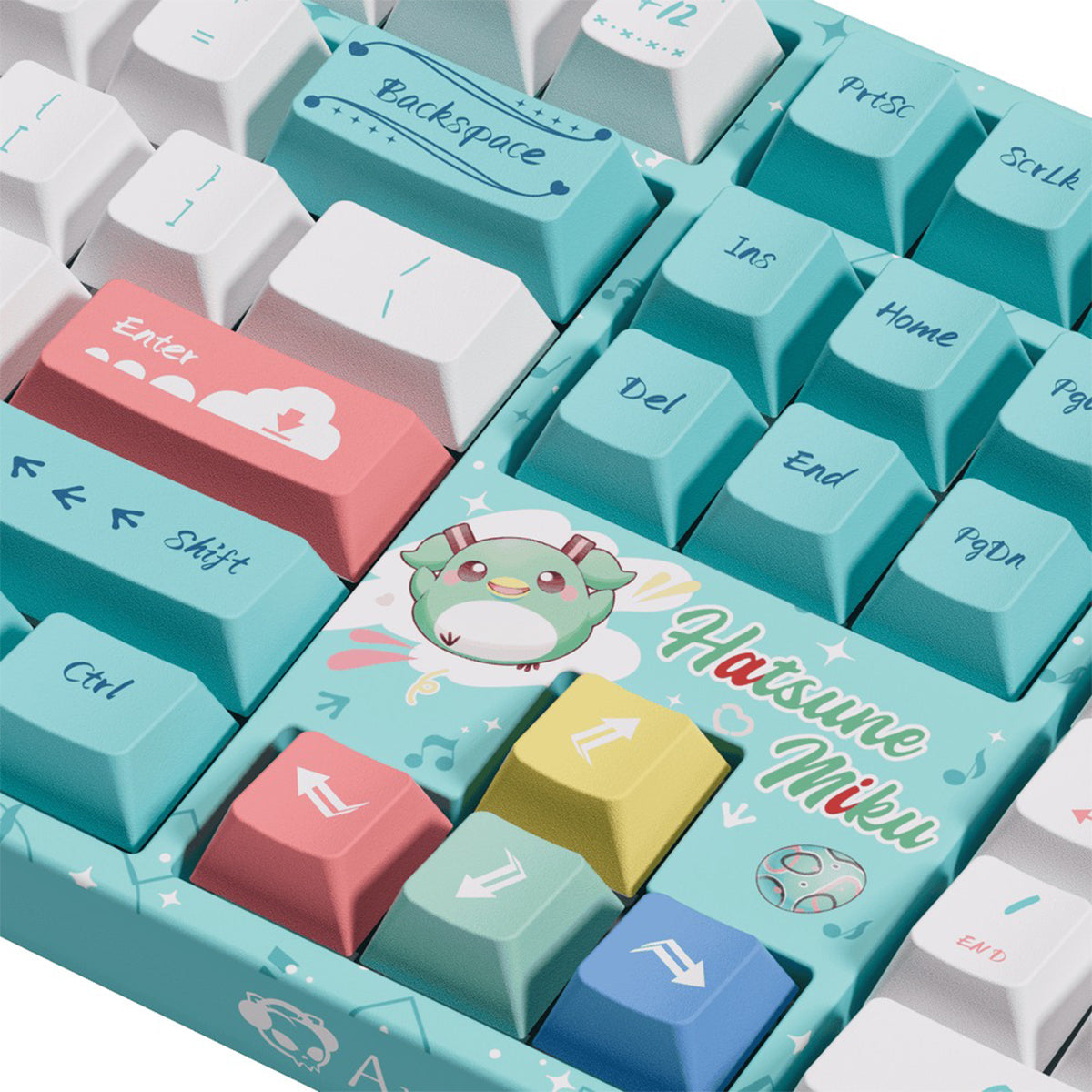 Akko Hatsune Miku 5108B Plus Multi-Mode RGB Hot-Swappable Mechanical Keyboard (Akko V3 Piano Pro Switch)