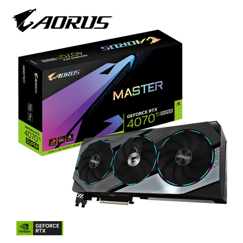 Gigabyte Aorus Geforce RTX 4070 Ti Super Master 16GB GDDR6X Graphics Card