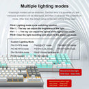 E-Yooso Z-13 Single Light 89 Keys Mechanical Keyboard White/Green (Blue Switch)