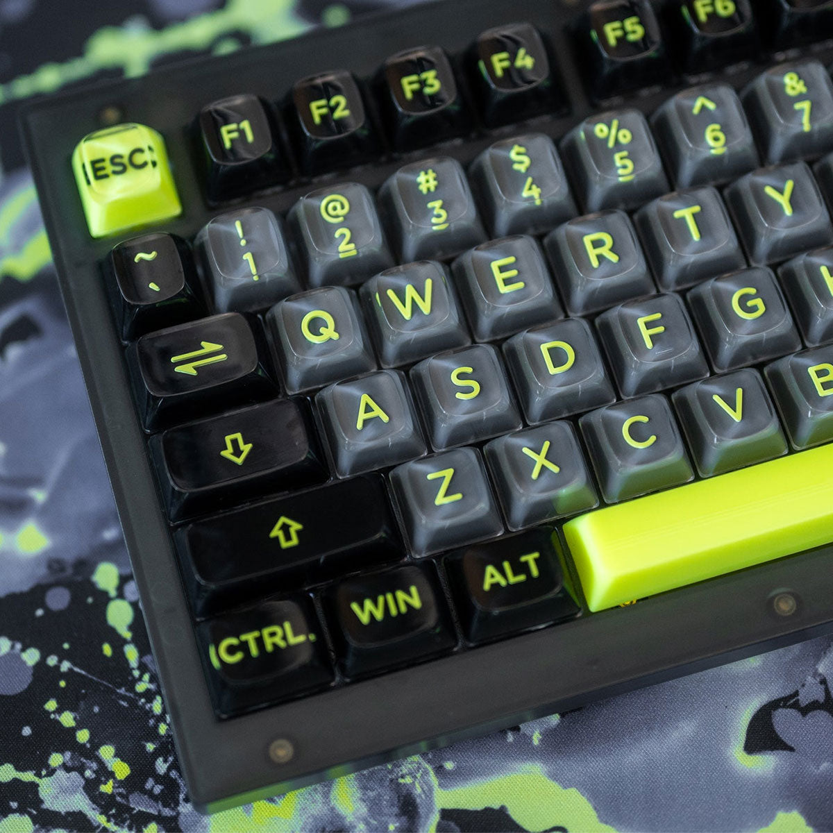 Pulsar 3D Polycarbonate Keycaps 124-Set Acid Rewind Edition (GD8000KC01)