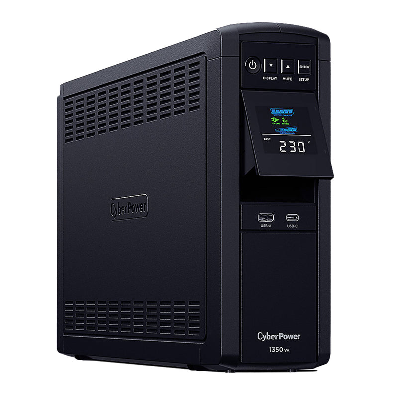 CyberPower PFC Sine Wave CP1350EPFCLCD NEMA 1350 VA 810 Watts Line-interactive UPS