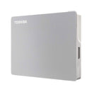 Toshiba Canvio Flex 4TB 2.5" USB 3.2 Portable External Hard Drive (Silver)