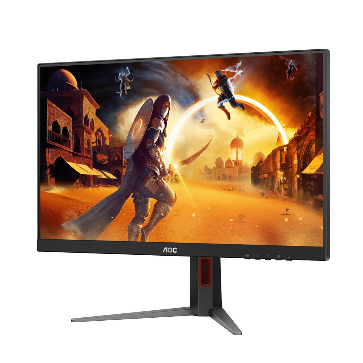 AOC Q27G4 27" QHD (2560X1440) 180HZ 1MS GTG Display HDR 400 Adaptive Sync Fast IPS Gaming Monitor (Black/Red)