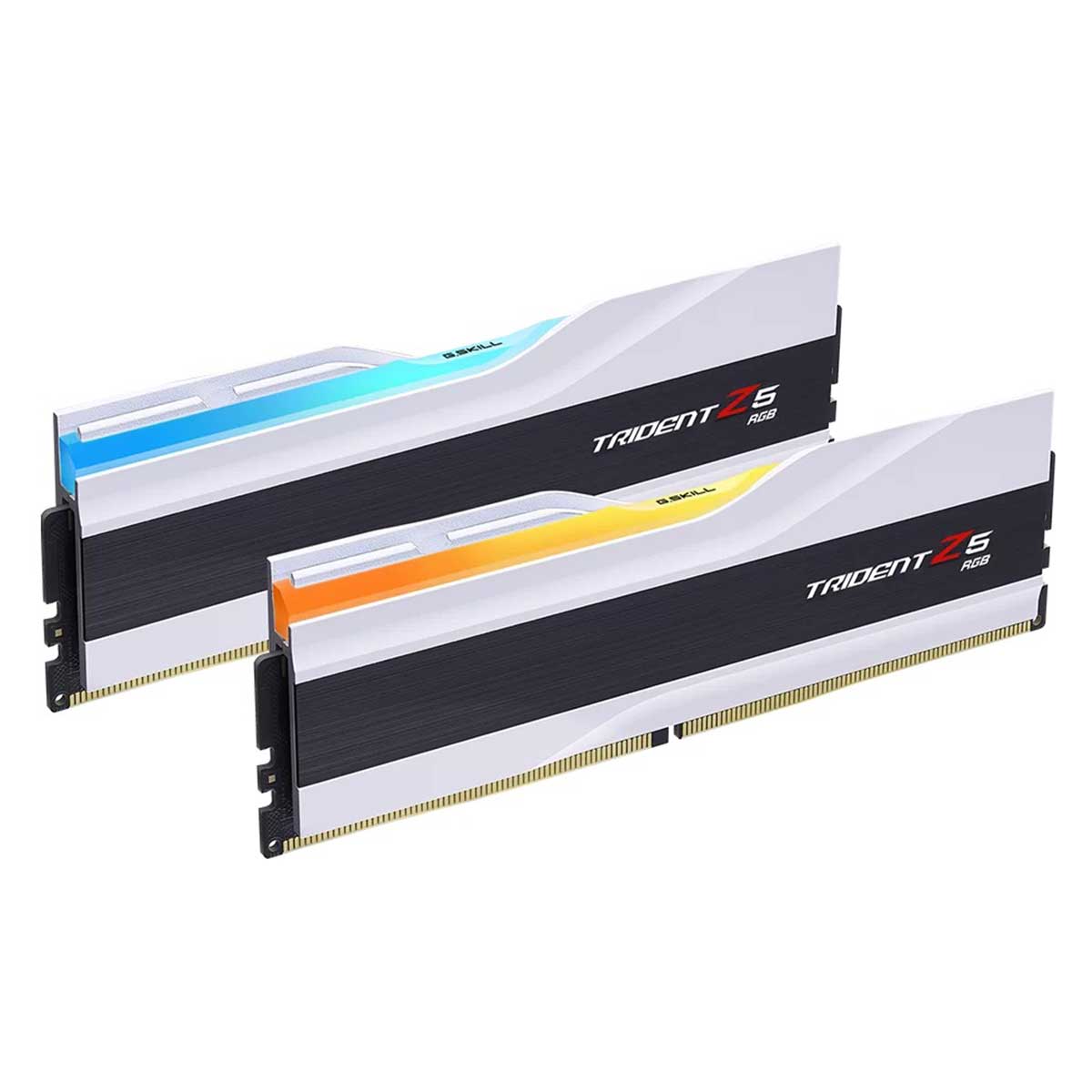 G.Skill Trident Z5 RGB 32GB (2X16GB) DDR5 Intel XMP 6000MHZ CL36-36-36-96 1.35V Desktop Memory (Matte White) (F5-6000J3636F16GX2-TZ5RW)