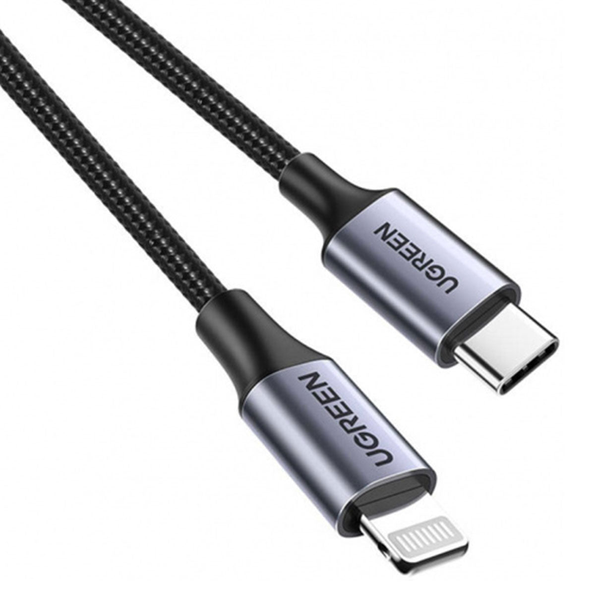 Ugreen Lightning To Type-C 2.0 Male Cable - 2M (Grey) (US304/60761)