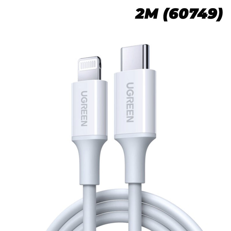 UGreen Lightning To Type-C 2.0 Male Cable (White) (US171)