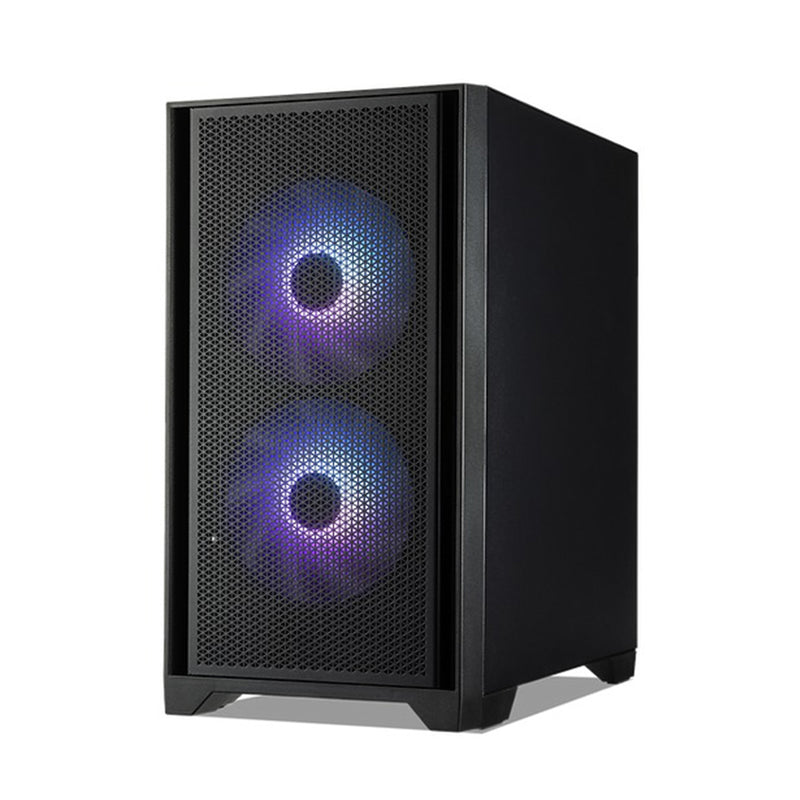 Tecware NEO M2 TG High Airflow Matx Case Tempered Glasse PC Case (Black)