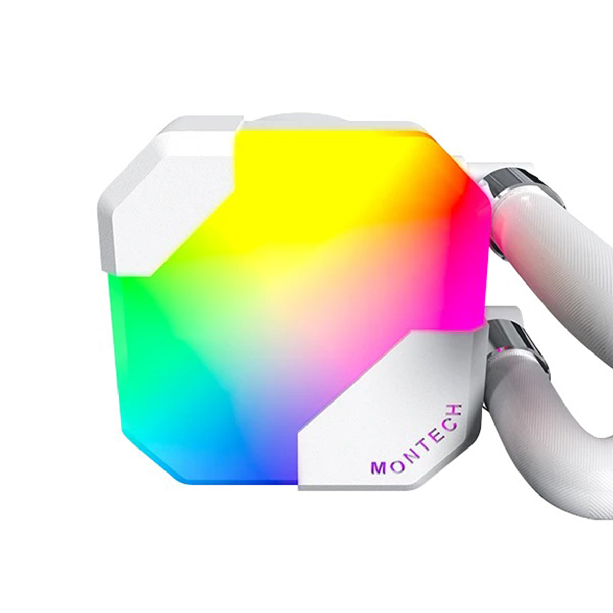 Montech HyperFlow ARGB 240 AIO CPU Liquid Cooler (Black, White)