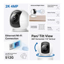 TP-Link Tapo C222 2K QHD Pan/Tilt AI Home Security Wi-Fi Camera