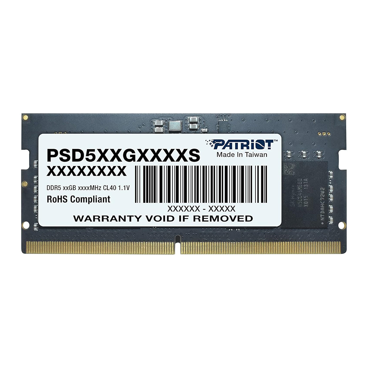 Patriot Signature Line 8GB DDR5 5600MHz CL46 SODIMM (PSD58G560041S)