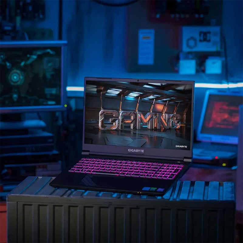 Gigabyte G5 MF5-G2IN353SH Gaming Laptop | 15.6" FHD | i7-12650H | 16GB RAM | 512GB SSD | RTX 4050 | Windows 11 Home | Gigabyte GBP57S Gaming Backpack | Universal Power Adapter