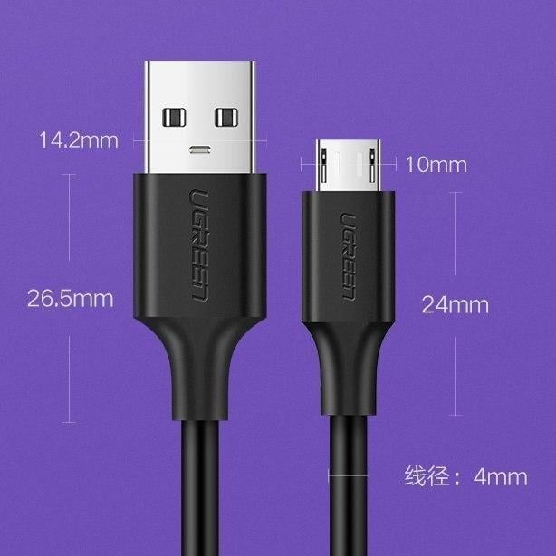 UGREEN USB-A to Micro USB Cable 1.5m 2m 3m 60138 60827 price $6.00 in UGREEN USB-A to Micro USB Cable 1.5m 2m 3m 60138 60827 price $6.00 in