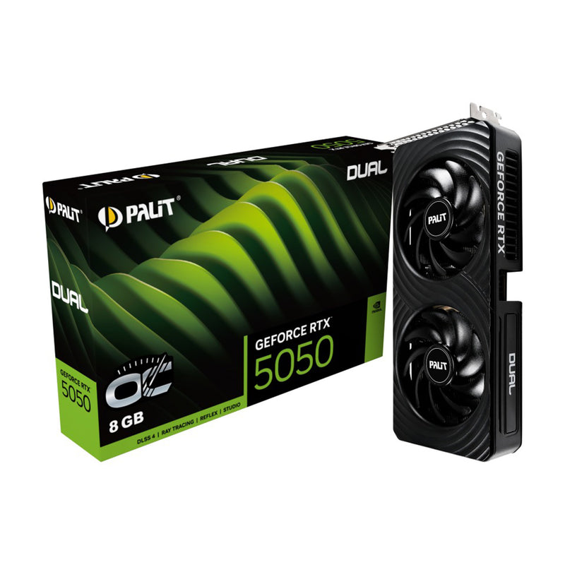 Palit GeForce RTX 5050 Dual OC 8GB GDDR6 Graphics Card