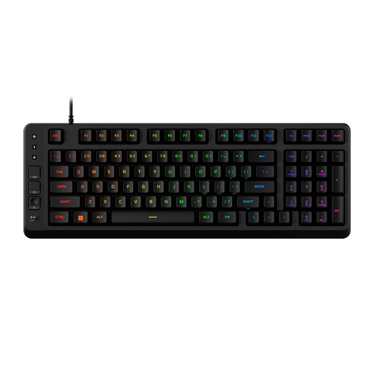 HyperX Eve 1800 Customizable RGB Profiles Wired Mechanical Gaming Keyboard (Black)
