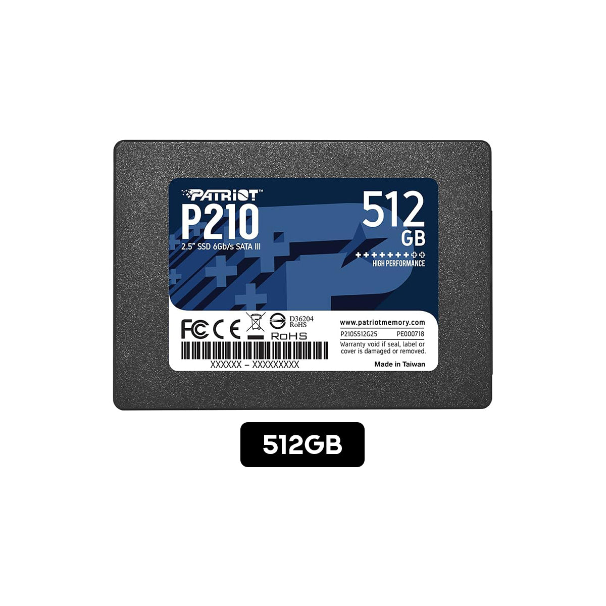 Patriot P210 2.5" SSD SATA III | DataBlitz