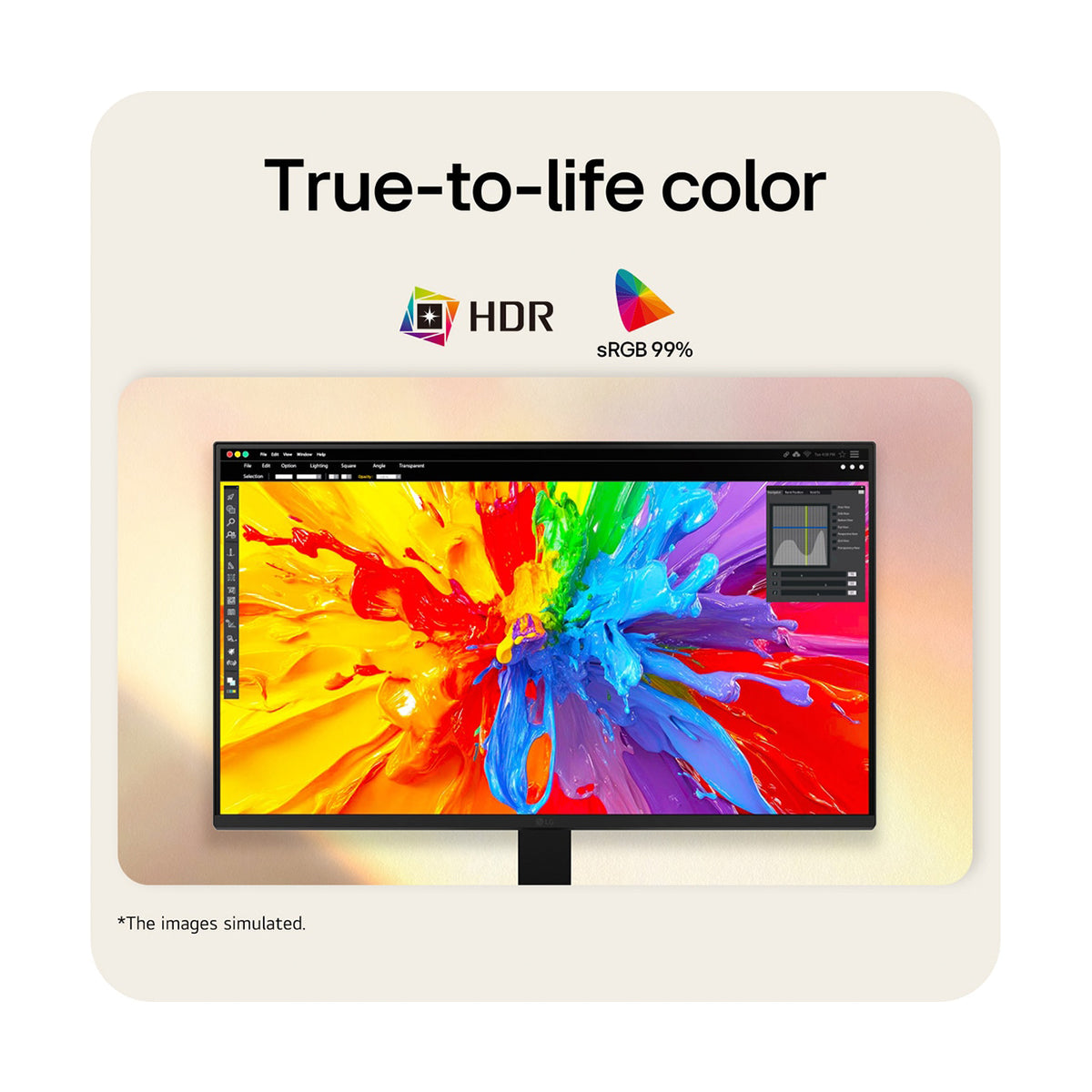LG 24U411B-B 24" FHD (1920x1080) 144Hz 1Ms MBR 5Ms GTG IPS Monitor With Tilt Adjustment