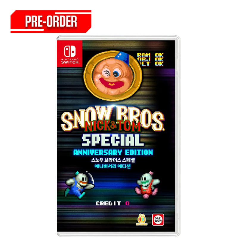 Nintendo Switch Snow Bros. Nick & Tom Special Anniversary Edition Pre-Order Downpayment