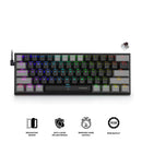 E-YOOSO Z-11 RGB 61 Keys Hot Swappable Mechanical Keyboard Black/Gray (Brown Switch)