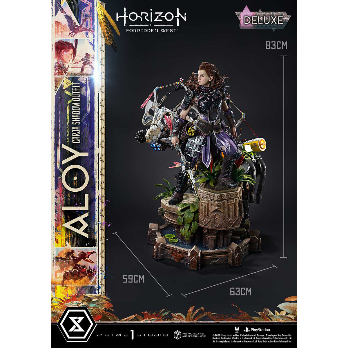 Real Elite Masterline Horizon Forbidden West Aloy Carja Shadow Outfit