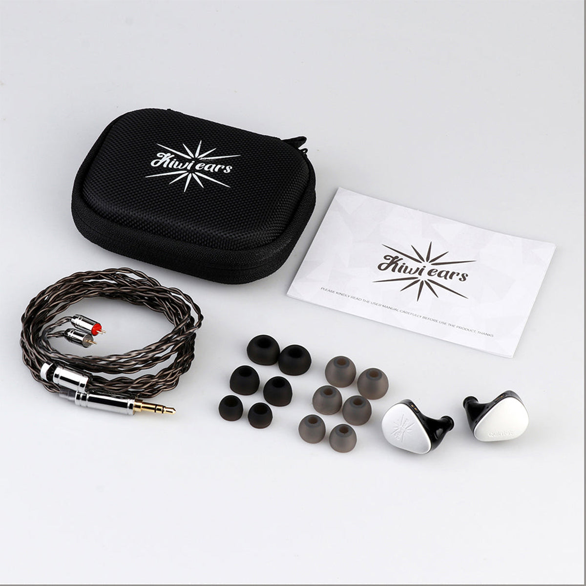 Kiwi Ears Quintet 1DD+2BA+1Planar+1PZT Hybrid IEM