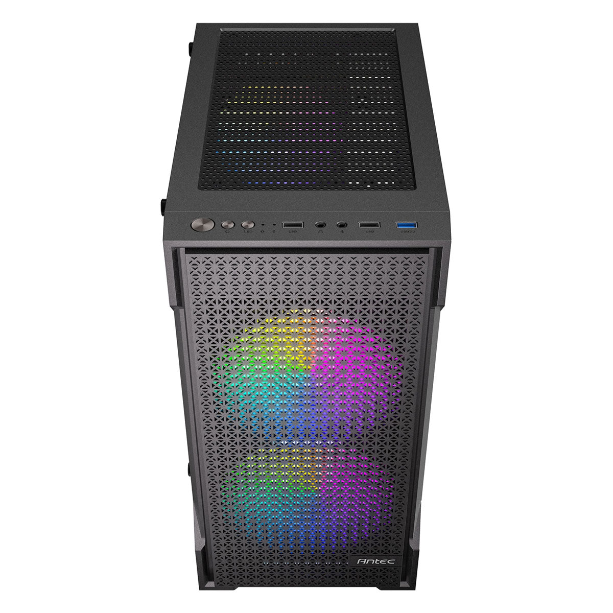Antec VX100M RGB Micro-ATX | ITX Mini-Tower Gaming Case (Black)