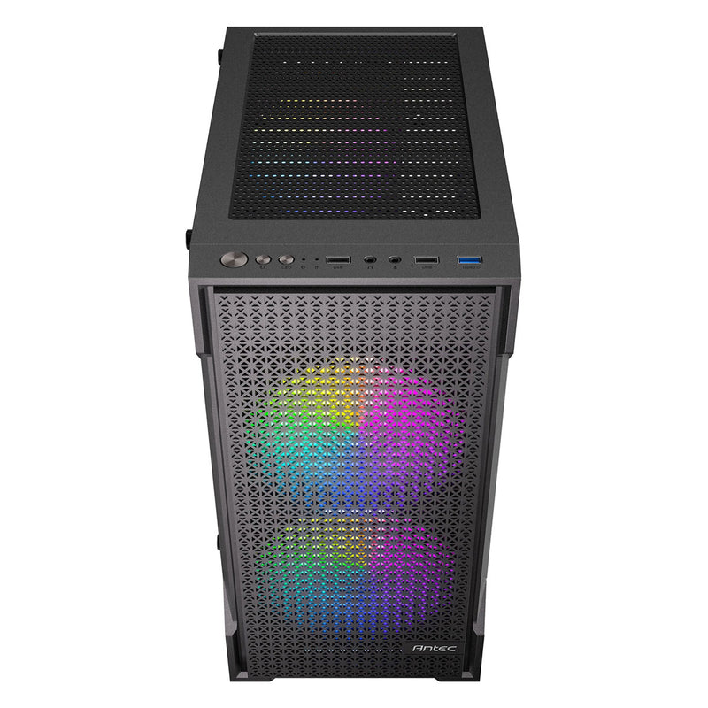 Antec VX100M RGB Micro-ATX | ITX Mini-Tower Gaming Case (Black)