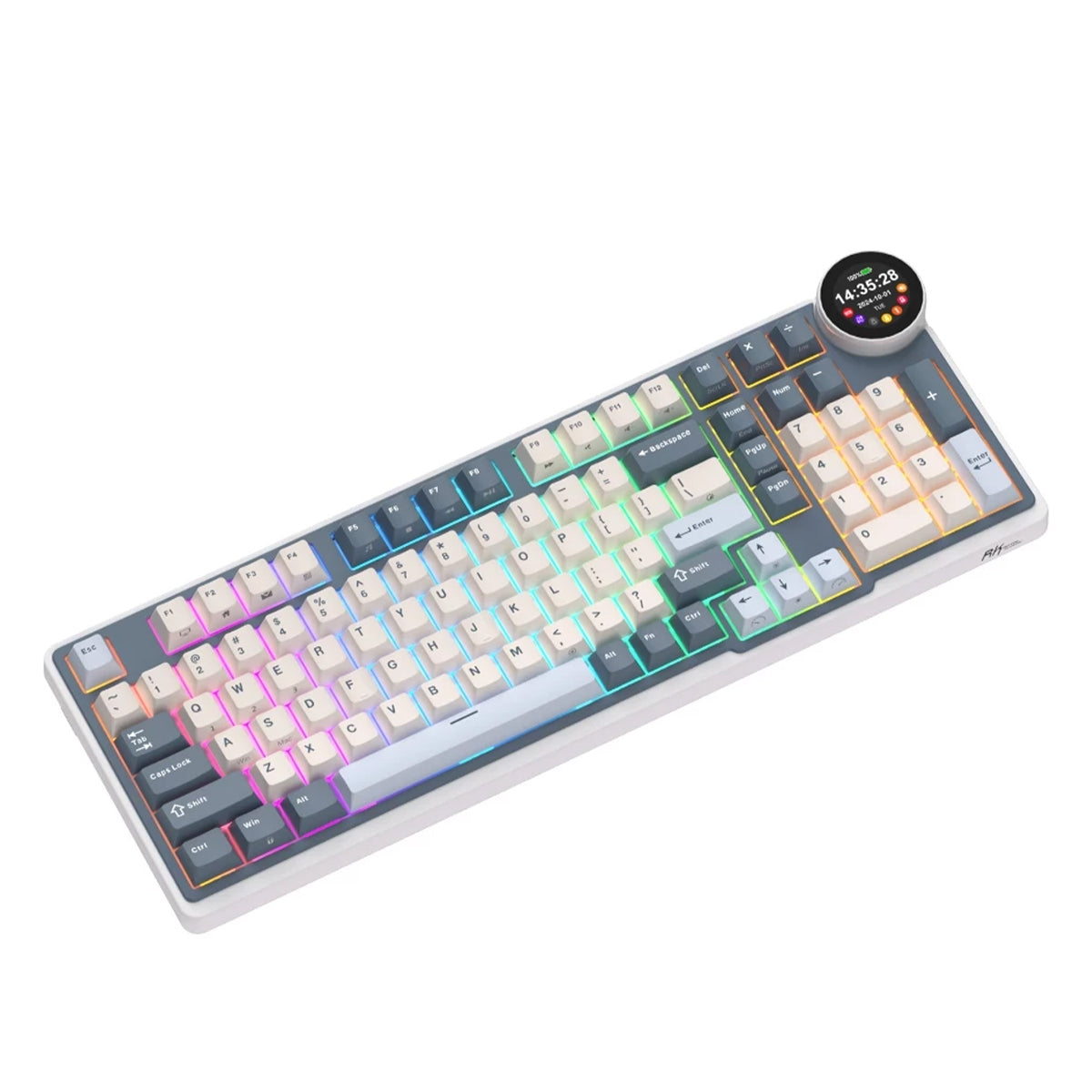 Royal Kludge RK-N99 Tri-Mode RGB 98 Keys Hot Swappable Mechanical Keyboard Moon