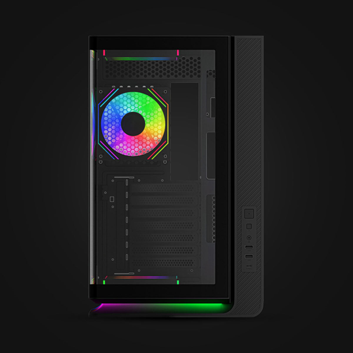 Frontier Trendsonic Levare Dual-chamber ATX Case (Black)