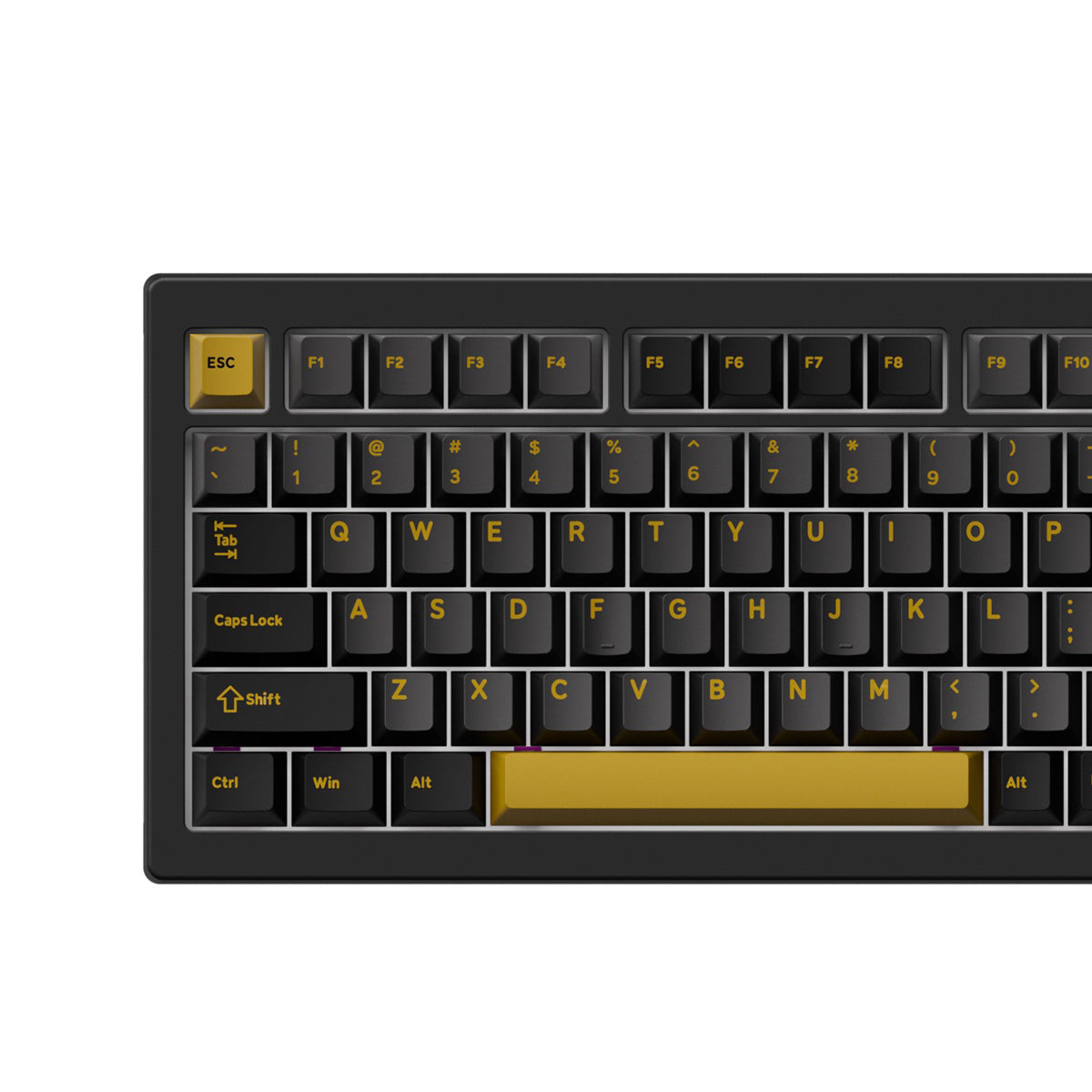 Akko 5075 V3 Multi-Mode RGB Hot-Swappable Mechanical Keyboard (Black & Gold)