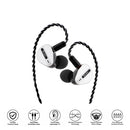 Kiwi Ears Airoso 1DD + 4BA Hybrid Driver In-Ear Monitor HiFi Gaming Earbuds
