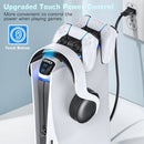 OIVO Controller Charging Station with Headset Holder for PS5 Disc & Digital Edition (White) (IV-P5252)