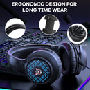 Onikuma X7 RGB Wired Gaming Headset With Microphone (Black)