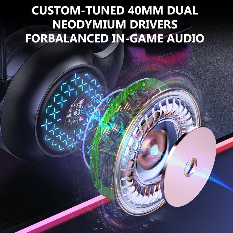 Onikuma 50mm Stereo Sound Gamer Headphone With Brand Logo Gaming
