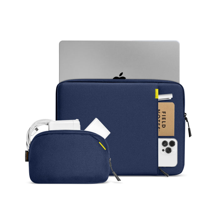 Tomtoc Defender-A13 Laptop Sleeve Kit For 13-Inch New Macbook (Navy Blue) (A13C2BV)