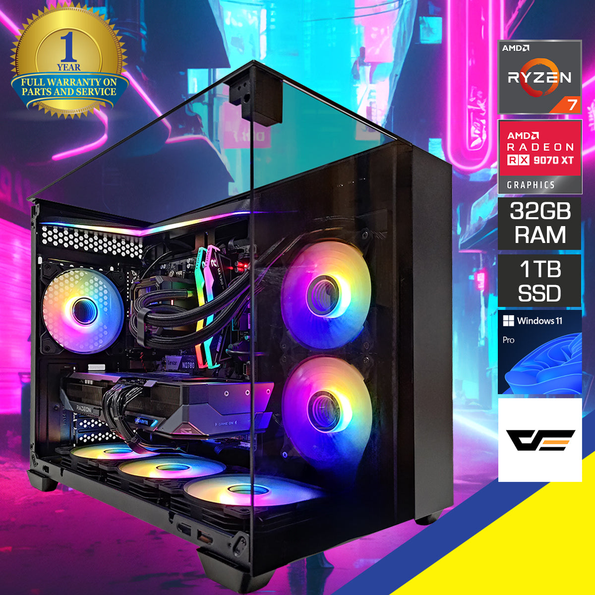 Optima TH285M Black Desktop Gaming PC