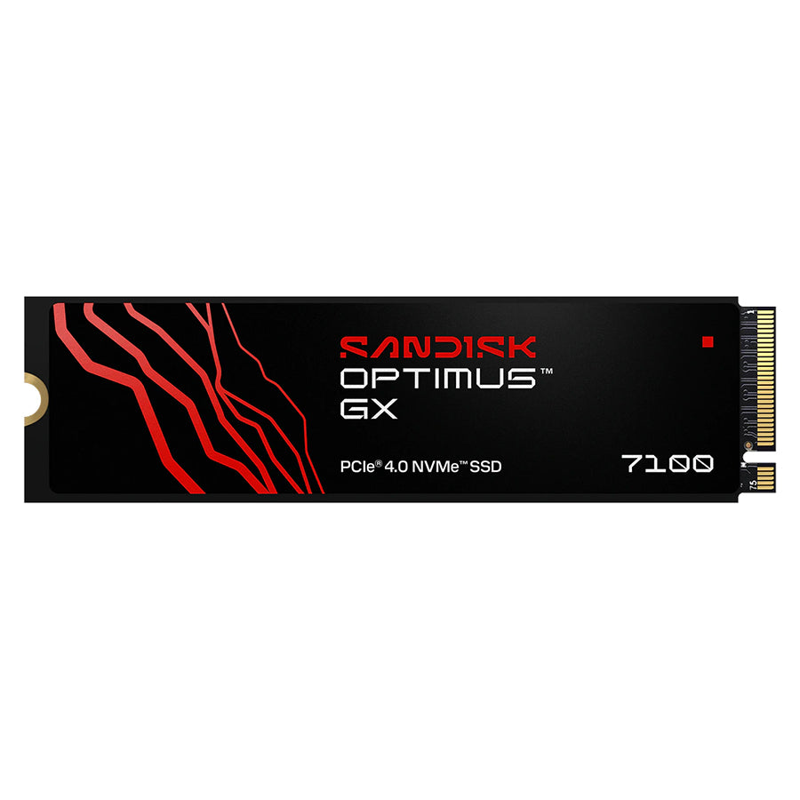Sandisk Optimus GX 7100 500GB 6800MB/s Read M.2 2280 PCIe 4.0x4 NVMe SSD (SDSP71500GAN-000E0)