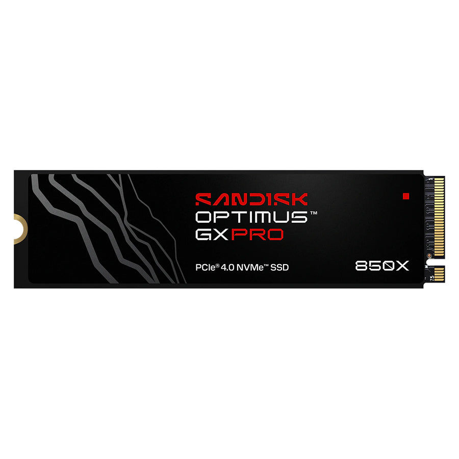 Sandisk Optimus GX Pro 850X 1TB 7300MB/s Read M.2 2280 PCIe 4.0x4 NVMe SSD - Without Heatsink