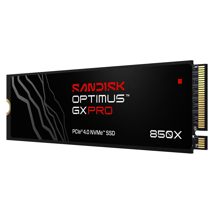 Sandisk Optimus GX Pro 850X 1TB 7300MB/s Read M.2 2280 PCIe 4.0x4 NVMe SSD - Without Heatsink