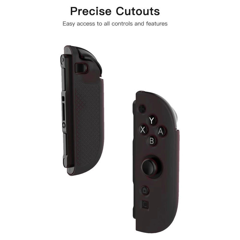 OIVO Silicone Case for Nintendo Switch 2 Joy-Con (Black, Blue/Orange)