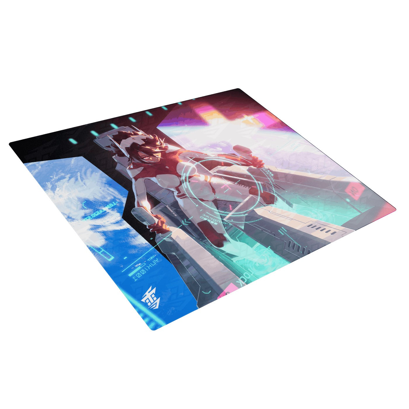 Yuki Aim x Mecha Glass Mousepad (490x420x2.8mm)
