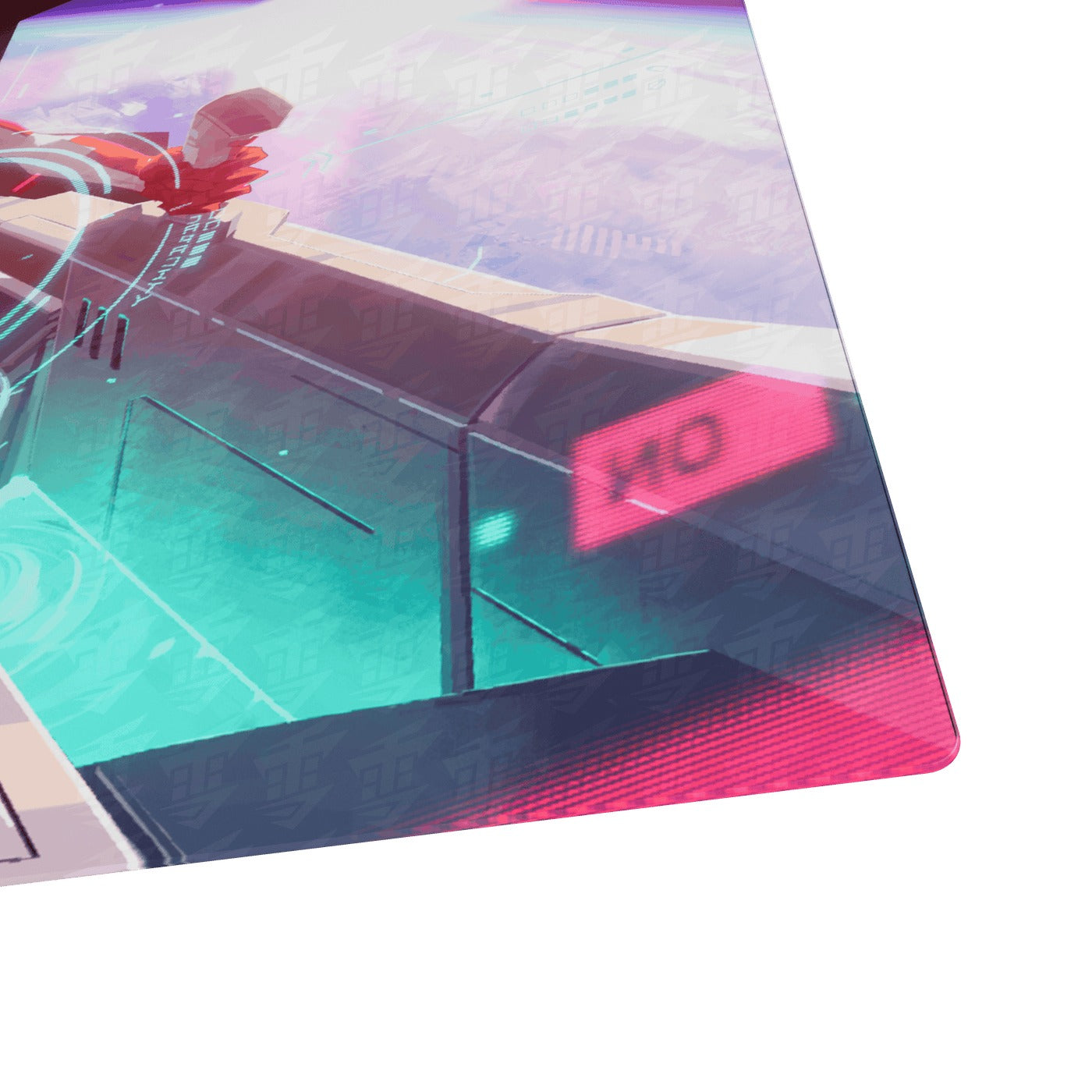 Yuki Aim x Mecha Glass Mousepad (490x420x2.8mm)