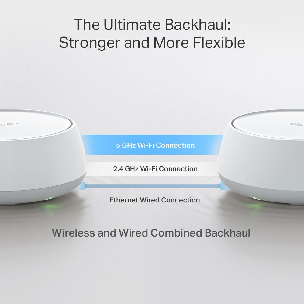 TP-Link Deco BE25 BE5000 Whole Home Mesh WiFi System (2-Pack)