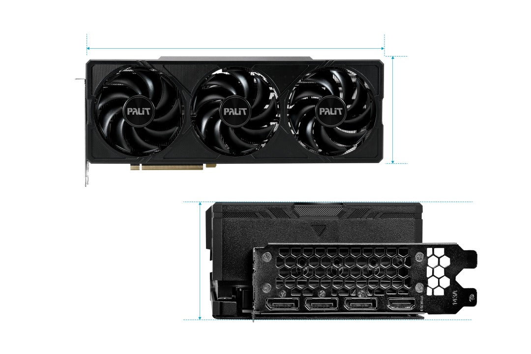 Geforce RTX 4070 Ti Triple Jetstream 12GB GDDR6X Graphics Card