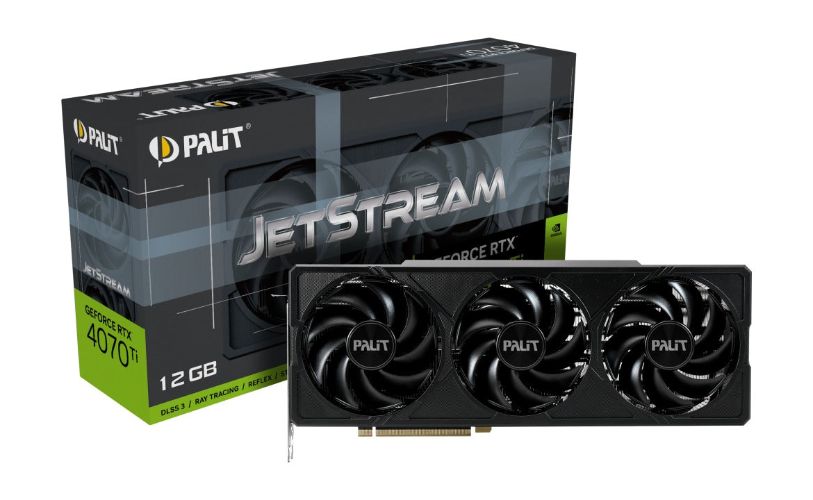 Geforce RTX 4070 Ti Triple Jetstream 12GB GDDR6X Graphics Card