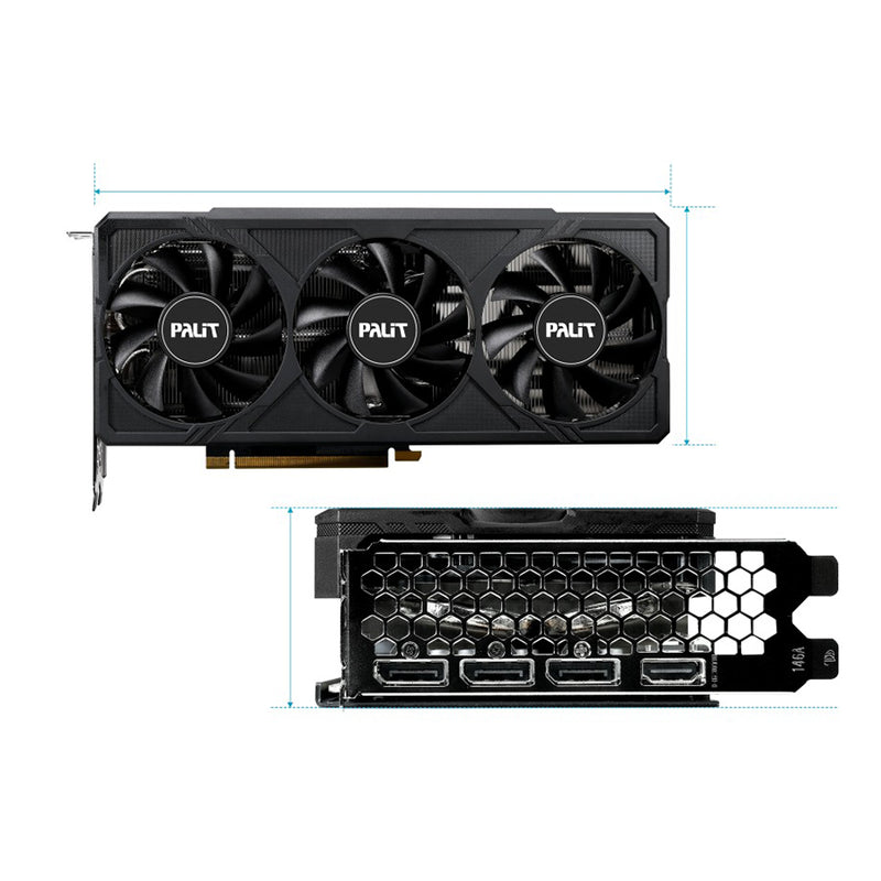 Palit GeForce RTX 4060 Ti JetStream 16GB GDDR6 Graphics Card