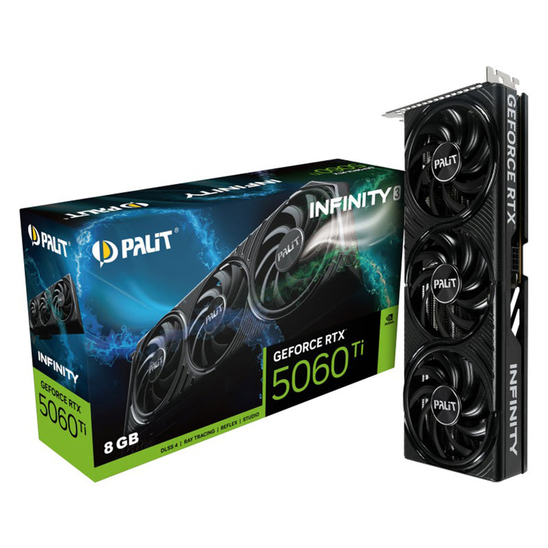 Palit GeForce RTX 5060 Ti Infinity 3 8GB GDDR7 Graphics Card
