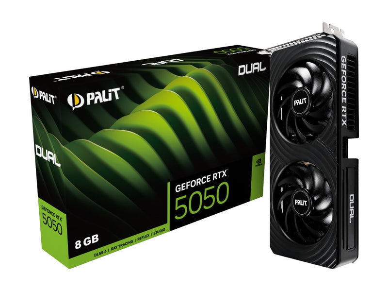 Palit GeForce RTX 5050 Dual 8GB GDDR6 Graphics Card