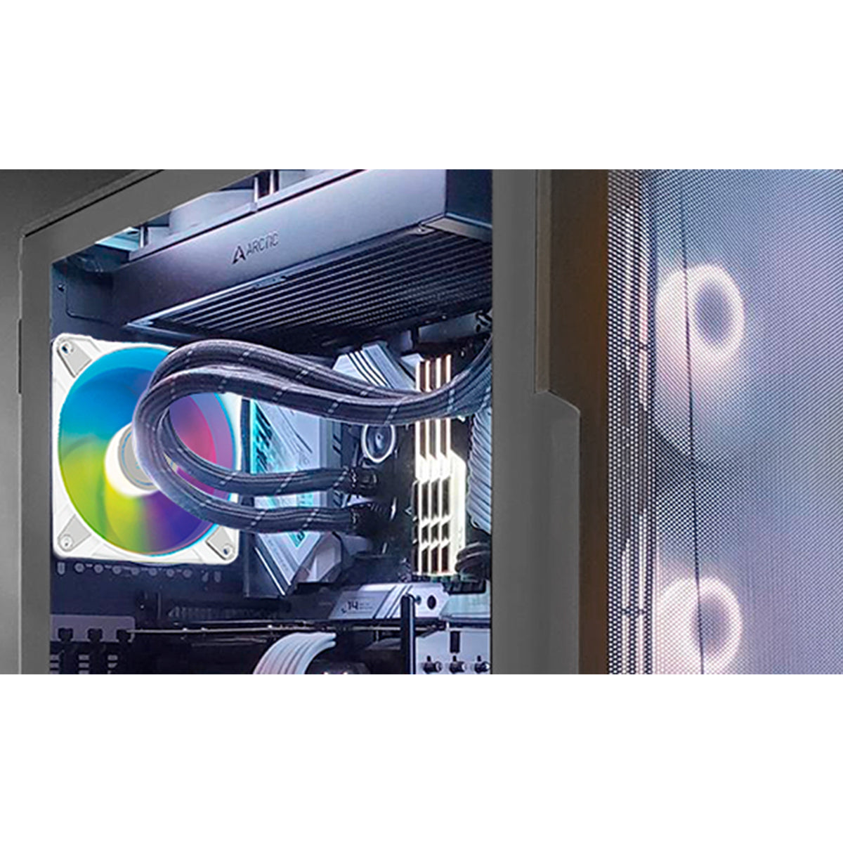 Arctic P12 PWM PST A-RGB Semi-Passive 120mm PWM Fan With Cable Splitter 