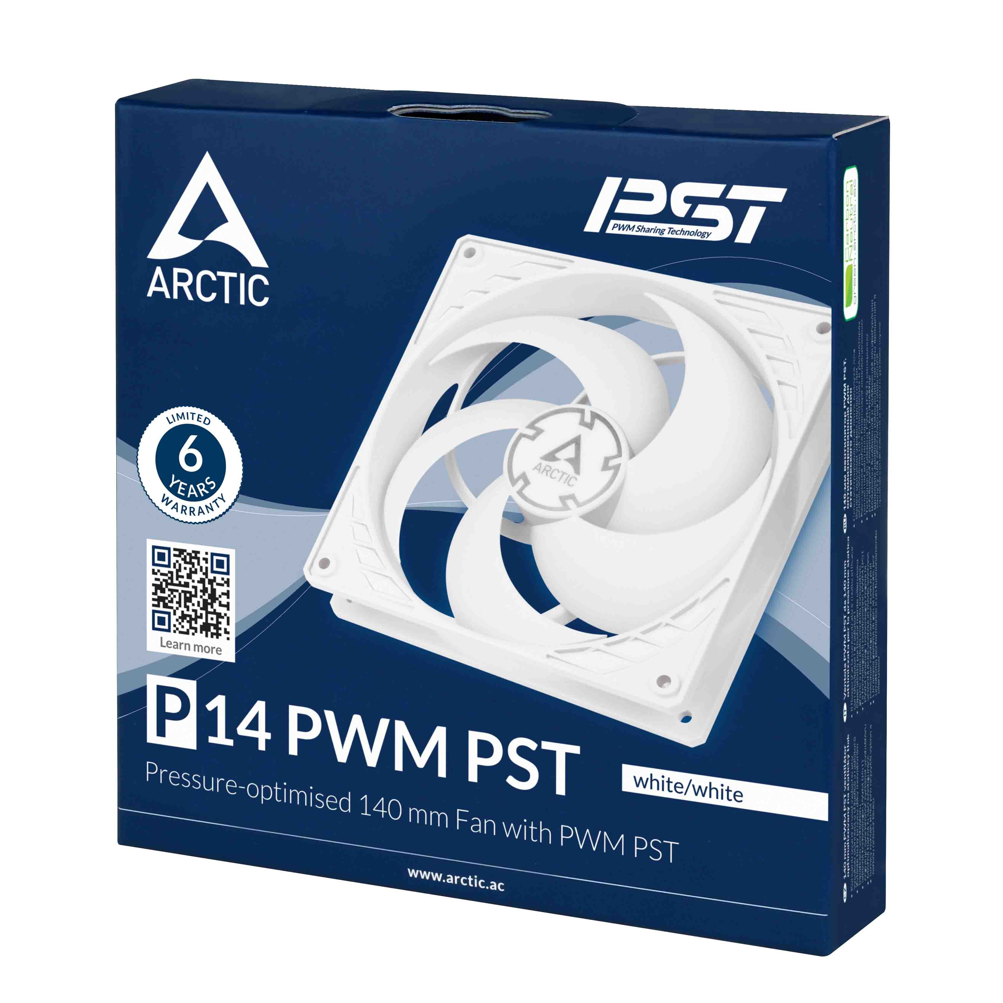 Arctic P14 PWM PST 140mm PWM Single Fan with Cable Splitter