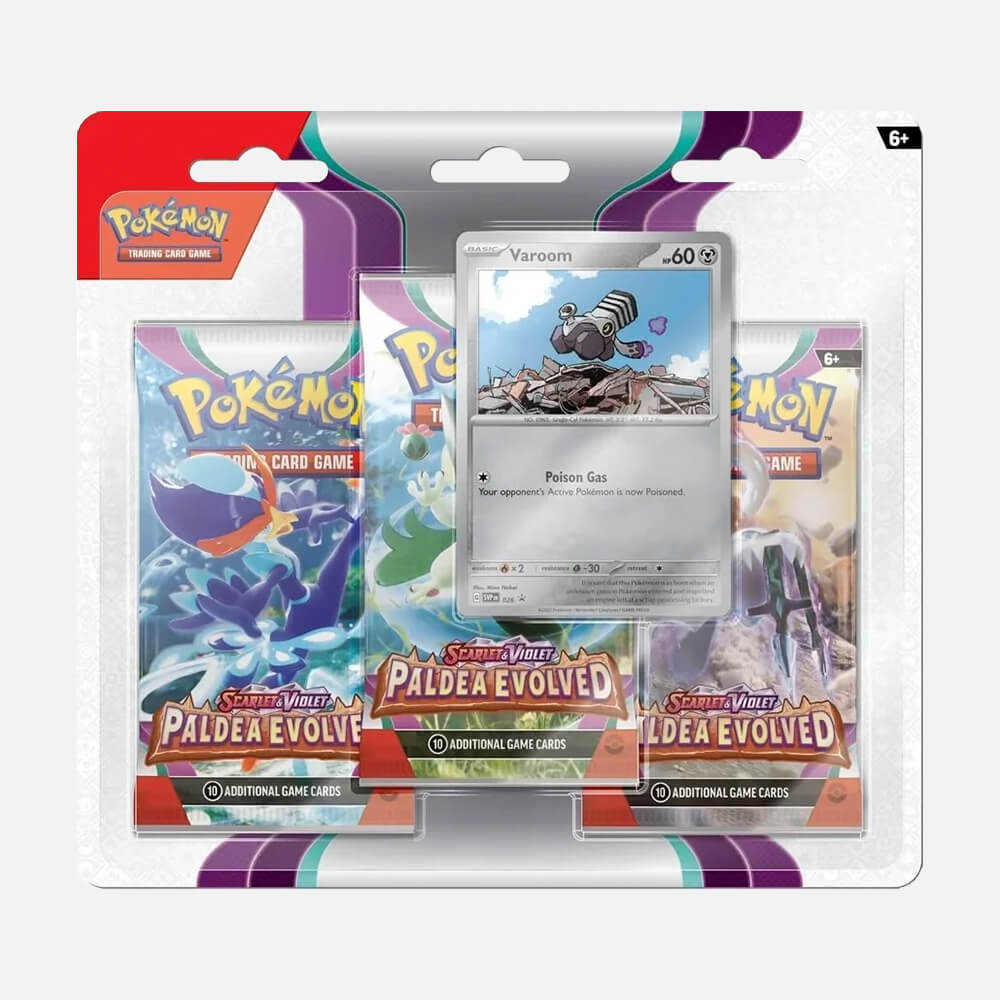 Pokemon Trading Card Game SV02 Scarlet & Violet Paldea Evolved 3 Blister (Varoom)